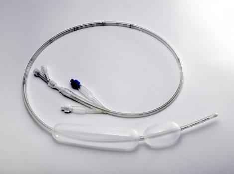 Образовательный центр WETLAB | Installation of a two-lumen probe-obturator Sengstaken-Blackmore